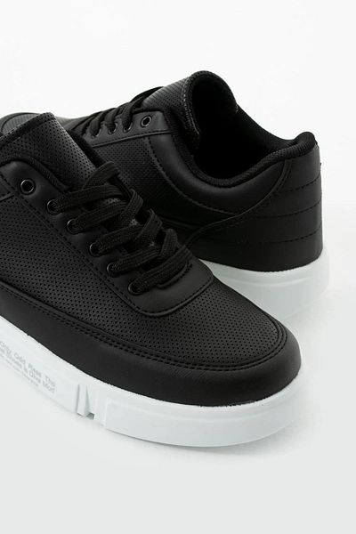 Elit 9871 Black Lightweight Comfortable Orthopedic Daily Men's Sports Shoes