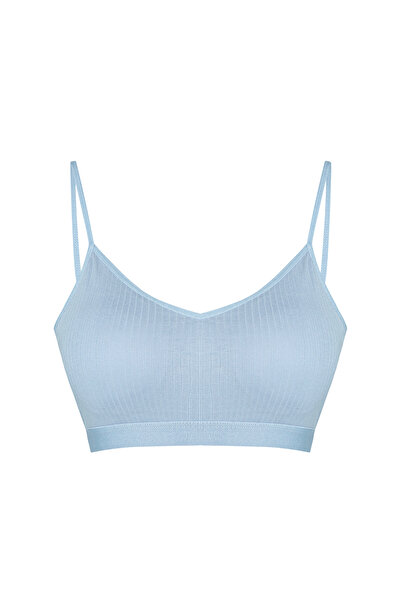 HNX Cotton Thin Strap Bustier and Thong Panties Sports Underwear Set