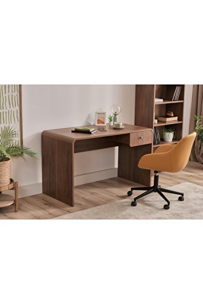 Vivense GİRONA ÇEKMECELİ ÇALIŞMA MASASI, CEVİZ