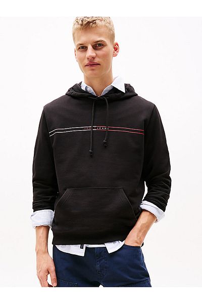 Tommy Hilfiger Суичър с качулка с графични шарки TJM - Reg Entry Ext