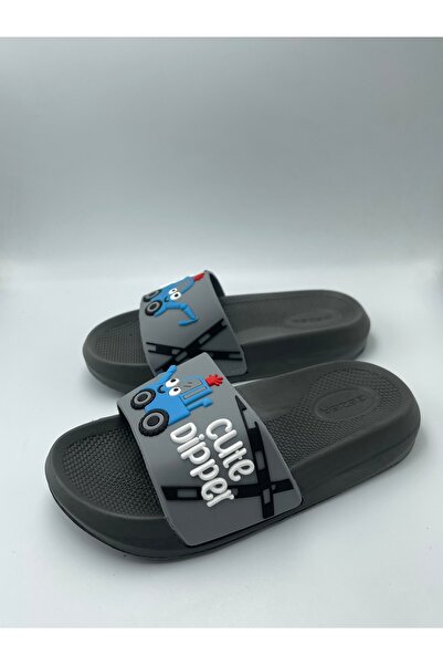 GEZER Boy's Slippers. Non-Slip Sea Beach Pool Bathroom Garden Boy's Slippers