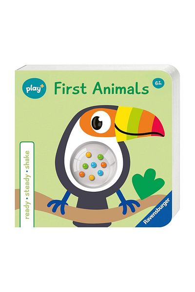 RAVENSBURGER Play+ Infant & Toddler - Ready, Steady Shake: First Animals