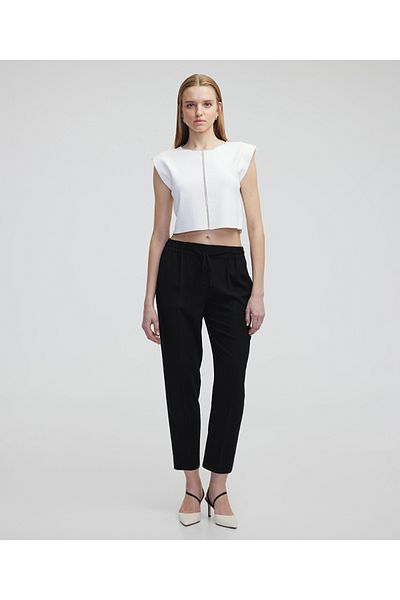 MISS IPEKYOL Karottenhose mit schmalem Gürtel