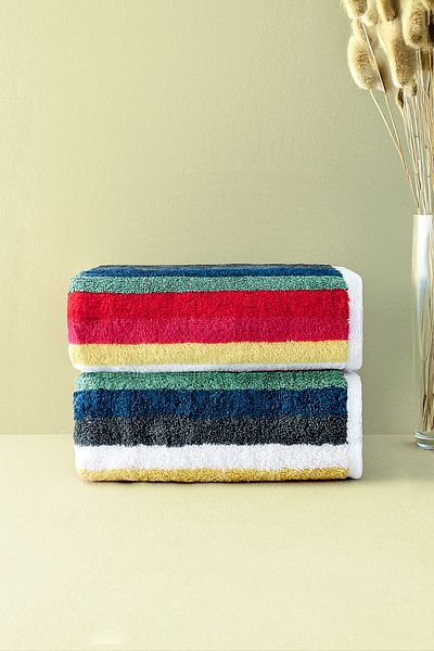 BOOVI Bellis Hit - 2 Pcs70x140 cm100% Pure Cotton, Quality Towel Set| Dowry| Bathroom| Luxury Towel