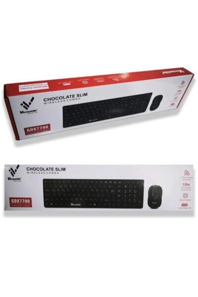 Genel Markalar Gdx7700 Kablosuz Klavye Mouse Seti - Bilgisayar ve Televizyon Uyumlu Klavye Mouse Set ( Türkçe )