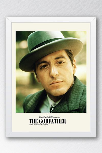 Saturn Tablou înrămat The Godfather - Poster de film Michael Corleone