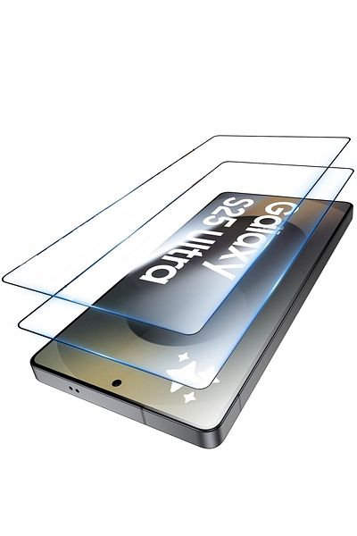 m.tk moveteck واقي شاشة متوافق مع هاتف Galaxy S25 Ultra، زجاج مقوى مسطح بتغطية كاملة (قطعة واحدة)