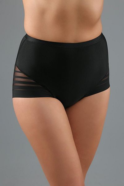 cotonhause Corset negru tăiat cu laser pentru femei, cu talie înaltă și chiloți