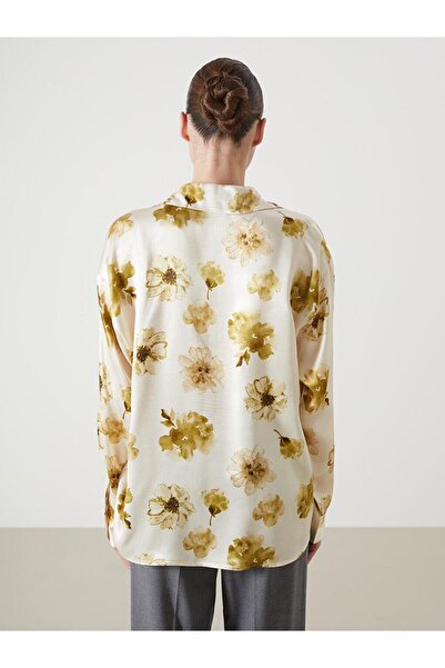 LC Waikiki Cicekli Oversize Kadin Gomlek - S5HV99Z8