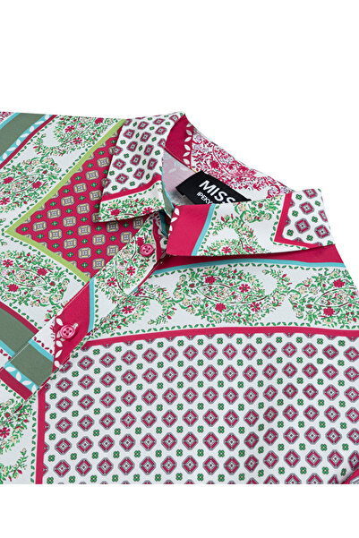 MISS IPEKYOL Patterned Casual Cut Shirt