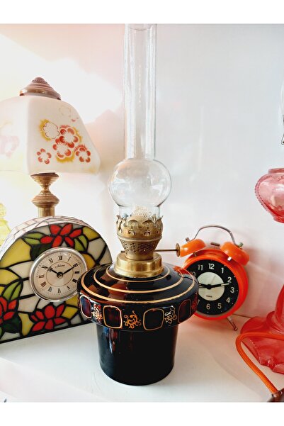 SUPERSTOK Gaz Lambası Retro  Vintage Model Özel Tasarım Dekoratif Gaz Lambası