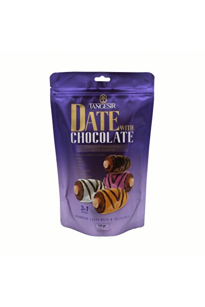 Tangesir Çikolata Kaplamalı Badem Dolgulu Hurma 125 gr