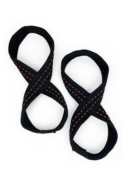 Dex Supports Lasting Energy 8 Loop Lifting Straps, Barbell Straps, 2 Pack
