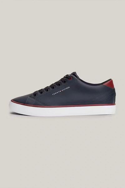 Tommy Hilfiger Th Hi Vulc Core Low Leather Men's Sneaker Fm0Fm05041Dw5