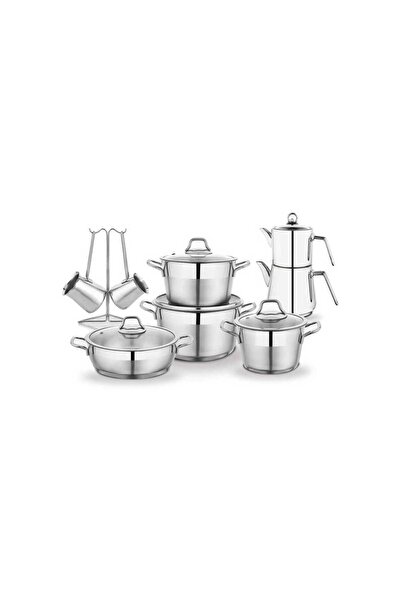 Schafer Mamma Mia Çelik Çeyiz Seti 15 Parça Inox