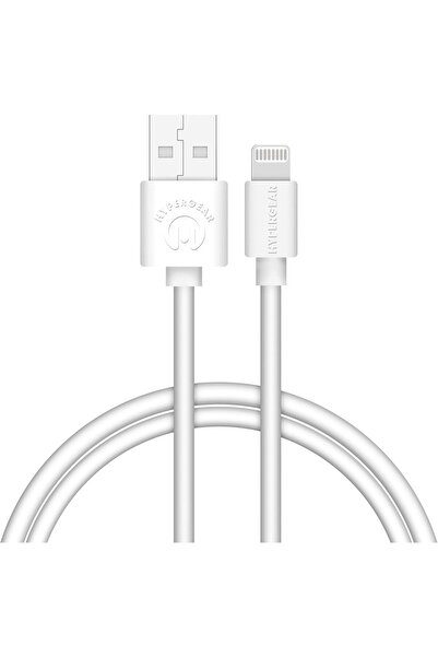 HyperGear Mfı Lisanslı Lightning Şarj Kablosu 1.2m- Beyaz