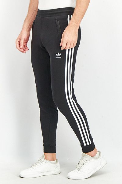 adidas Men Sportswear Fit Embroidered Logo Training Sweatpants, Black/white