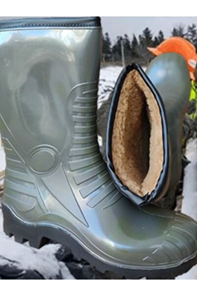 PALALI Palalı S5 İçi Yünlü Çelik burun Çelik Ara Taban soğuk Hava Çizmesi