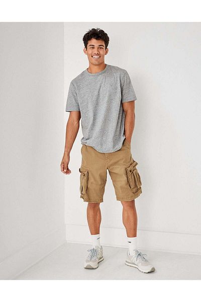 AMERICAN EAGLE شورت كارغو AE Flex متوسط الطول