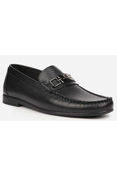 Pierre Cardin 25109 Μαύρα Ανδρικά Loafer Casual Δερμάτινα Παπούτσια