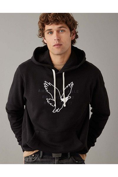AMERICAN EAGLE AE Super Soft Graphic Hoodie