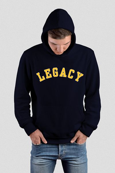FANA Men's Sweatshirt Hoodie Legacy Slogan Printed