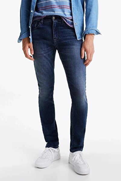 Tommy Hilfiger SCANTON SLIM AI1262 Erkek Denim Jeans DM0DM205501BK