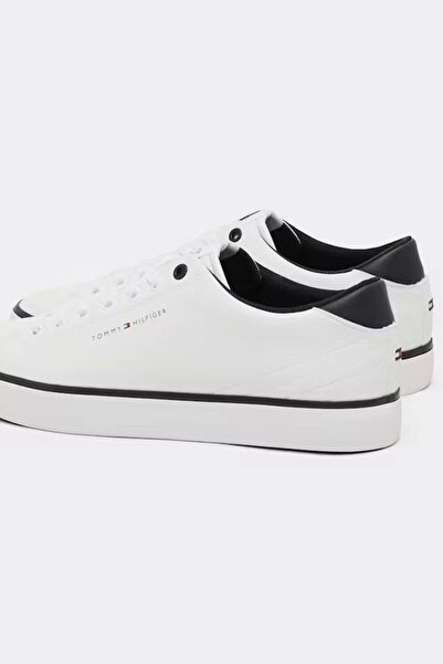Tommy Hilfiger TH HI VULC CORE LOW LEATHER Erkek Sneaker FM0FM05041YBS