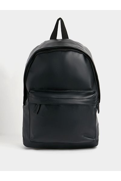 Styli PU Leather Backpack with Zip Closure Compartment