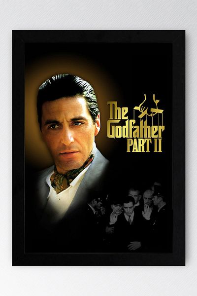 Saturn The Godfather 2 Pictură înrămată - Posterul filmului The Godfather