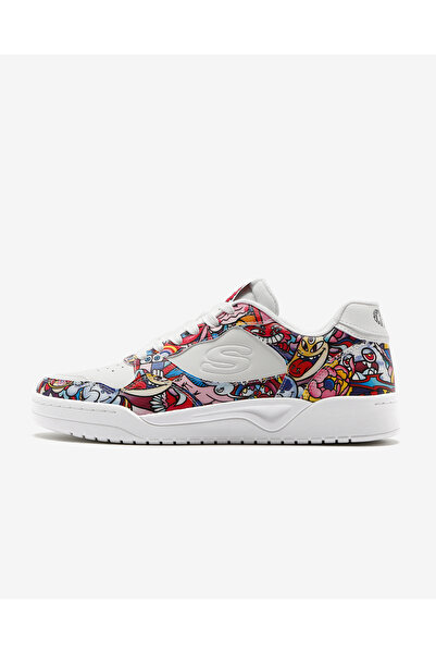 SKECHERS Koopa - Volley Vexx Doodle Men's White Sneakers 183502 Wmlt