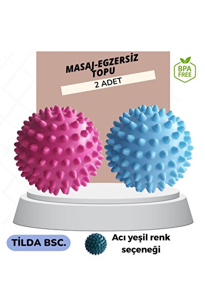 Tilda BSC. & Home 7.5 Cm Masaj Topu - Fizik Tedavi - Kas Güçlendirici - El Eg...