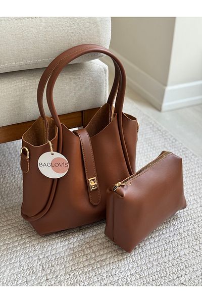 BAGLOVİS ΤΣΑΝΤΑ KITTEN EXTRA FRONT LOCK ΛΕΠΤΟΜΕΡΗΣ ΜΑΥΡΙΣΜΕΝΗ ΓΥΝΑΙΚΕΙΑ ΤΣΑΝΤΑ ΩΜΟΥ