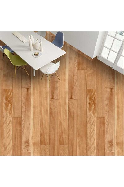 Bigaimaj 60cm X 100cm Folie cu model parchet din lemn cu laminare autoadeziva