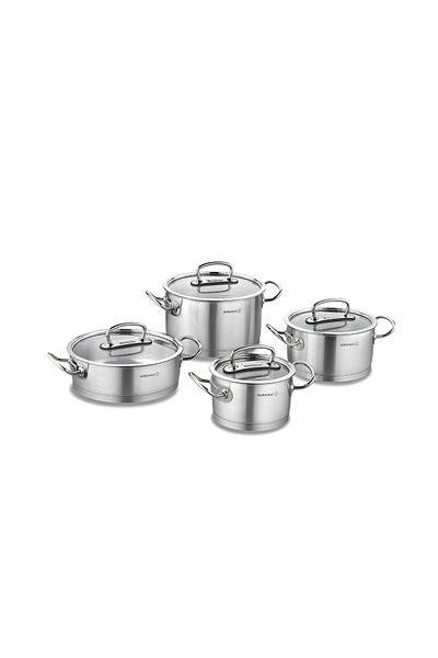 KORKMAZ Proline 8 Piece Inox Cookware Set A1147
