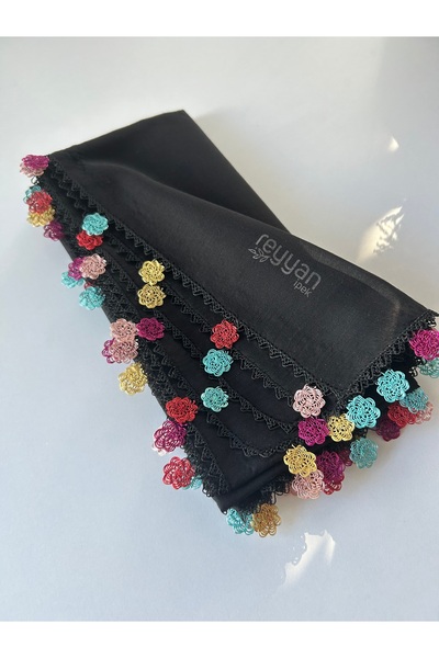 REYYAN Χειροποίητο μαντήλι με εργόχειρο ιγνού/χειροποίητη τουρμπάν/καλύπτρα κ...