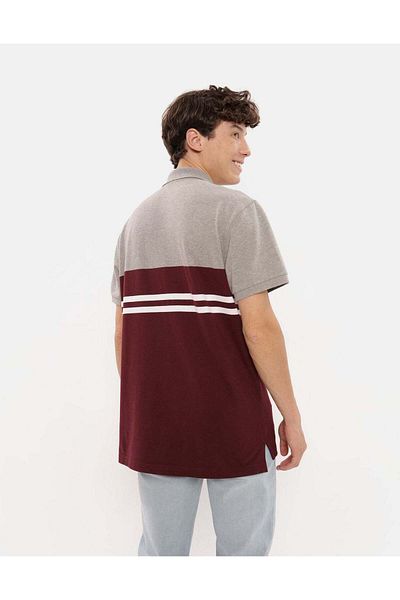 AMERICAN EAGLE قميص بولو بيكيه مخطط من AE