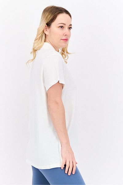 Puma Women Regular Fit Short Sleeves Outdoor Polo Shirts, White