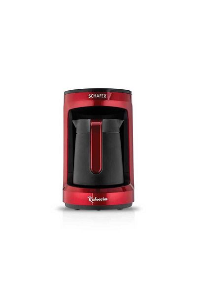 Schafer Red Automatic Turkish Coffee Machine - Kahvecim