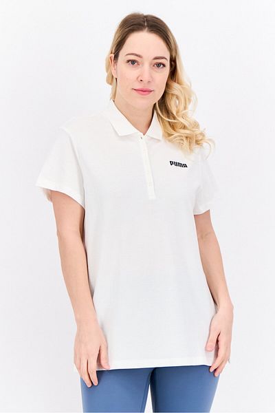Puma Women Regular Fit Short Sleeves Outdoor Polo Shirts, White