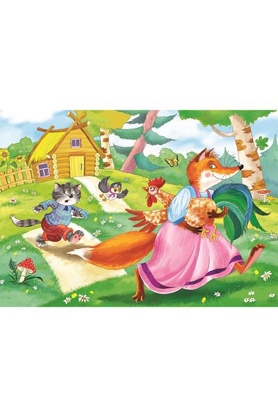 Art Puzzle Art Child Puzzle Chicken Thief 50 Piece Puzzle