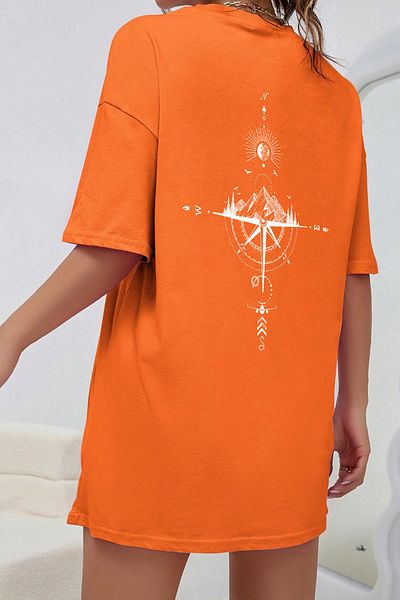uyguntarz Μπλουζάκι Unisex με τυπωμένο σχέδιο που δείχνει τη διαδρομή