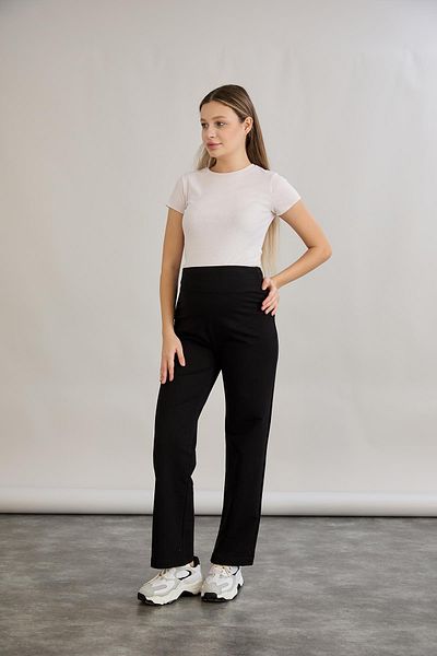Işşıl Işşil 4555-Two Thread Lycra Combed Cotton Maternity Pipe Leg Trousers