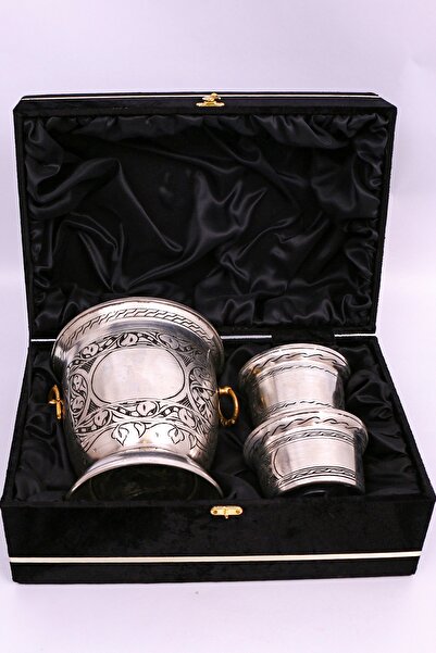 TADACAKSIN Ehlikeyf İsimli Aile Seti  1 Şişelik 2 Bardaklık (Kutulu)