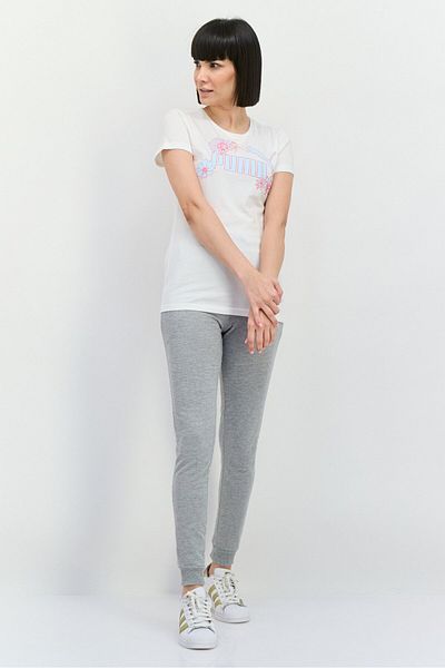 Puma Women Sportswear Fit Short Sleeves Outdoor T-Shirt, White