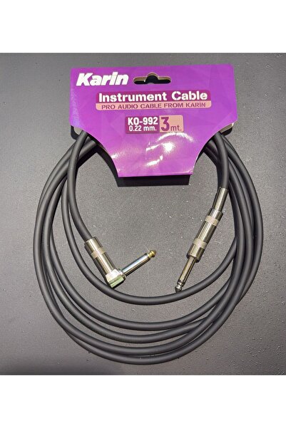 Karin Karin Ko-992 Instrument Cable 3 Meters Black