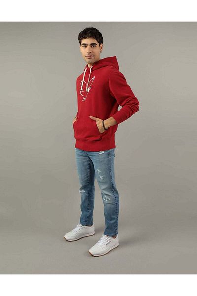 AMERICAN EAGLE هودي جرافيكي فائق النعومة من AE