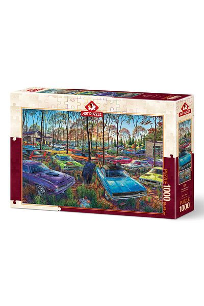 Art Puzzle Car Cemetery 1000 Piece Puzzle