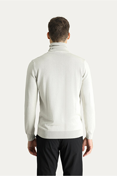 Kiğılı Balıkçı Yaka Regular Fit Pamuklu Triko Kazak