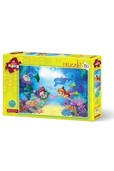 Art Puzzle Dalgıç Çocuklar 50 Parça Yapboz